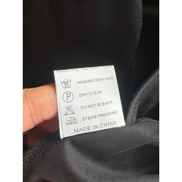 Bbonlinedress Fit Flare Square Neckline Cap Sleeve Classic Little Black Dress XL - Picture 6 of 6